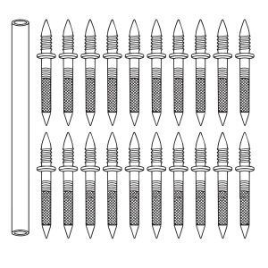 RBST plintnagels - tekening